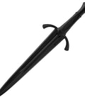 Training Medieval Arming Dagger For Sparring And Practice, 19.5 inch, black polypropylene, textured grip, realistic design