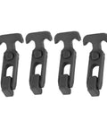 Rugged T Handle Draw Latch Kit 4 Piece With M5 Thread For Motorhomes Trailers Toolboxes And Coolers Rubber Lock Latch Set