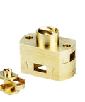 Upgrade Your 3D Printer With This Cool 2PC T8x8mm Oldham Coupling And Nut Set Perfect For Ender3 Or CR10 Z Axis Screw Builds To Ensure Super Smooth Printing Adventures And Top Notch Performance Today. gold metal T8x8mm Oldham coupling and nut set for 3D printer Z axis