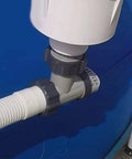 Pool Plunger Valve Assembly Replacement For Above Ground Pool Pumps 10747 25010 25080RP Gray installed on pool