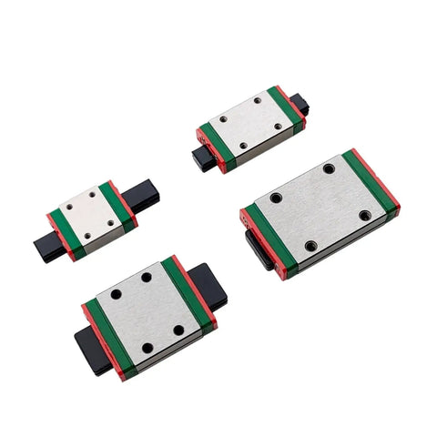 Rock Solid Miniature Linear Guide Rail Slide Carriage MGN7C MGN7H MGW7C MGW7H featuring anodized aluminum rail components.