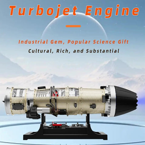 Turbofan Engine Model Kit That Actually Runs One Tenth Scale F135 Military Stealth Fighter Metal Jet Engine Replica Display