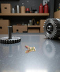 Secure Your Wheels With These 2 Pack M10 Wheel Lug Bolts Metal Studs Heavy Duty Replacement Hub Screws on a metal surface.