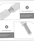 No Sweat Furniture Assembly Hardware 50 Piece Clamp Nut And Connecting Screw Kit close-up of fine craftsmanship and materials.