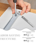 Manual assembly of 2pc Heavy Duty Steel Wire Bender Tool For Construction Site with precise controls and metal parts.