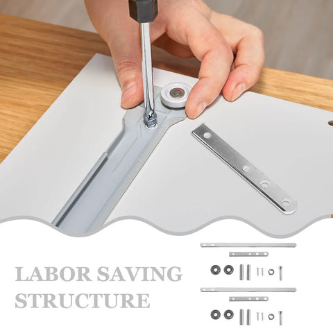 Manual assembly of 2pc Heavy Duty Steel Wire Bender Tool For Construction Site with precise controls and metal parts.