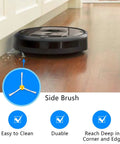 Roomba using Extractor Roller And Side Brushes With HEPA Filters All In One Replenishment Kit; side brush detail shown