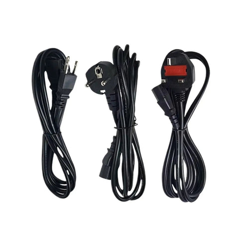 Power cords for Three Axis Digital Readout DRO For Milling Lathe Turning Grinder EDM With SNS-3V Panel, various plug types