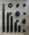 Industrial Black 1 Inch Steel Pipe Set 36 Inches Long 4 Pack For DIY Shelving And Home Decor Pre Cut Black Pipe Hardware
