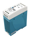12V DC DIN Rail Power Supply 60W 5A, 100-240VAC Input, 12V Output, 50/60Hz Switching Converter shown at an angle