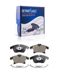 Hella Reliable Brake Rotor And Pad Kit For 2013 To 2016 Ford Fusion Lincoln Mkz with premium ceramic disc brake pads.