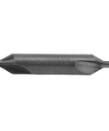 Saluaqui 10 Piece HSS Center Drill Bit Set For Lathe And Milling Machines High Speed Steel Precision Ground Indexable Tips shown from side angle.