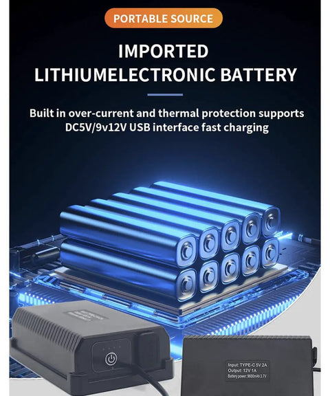 Heavy Duty Wireless 7 Inch Monitor Forklift Front View Camera With Bold Magnetic Mount And Massive 9600 Mah Power Bank lithium battery, fast charging support.