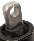 Heavy Duty Front Differential Mount Set Fits 2005 Through 2010 Grand Cherokee close-up of steel and rubber component with mounting hole.