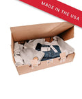 Quality Newsprint Packing Paper Sheets For Moving And Shipping Includes 320 Versatile Wrapping Sheets Measuring 17 By 27 Inches With 10 Pounds Of Legit Sturdy Protective Supplies For Your Smooth Sailing Move Must Haves inside a box with clothing and packing paper.
