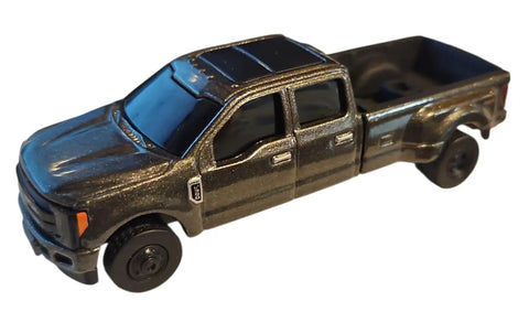 Ford F 350 One Sixty Four Scale Die Cast Black Metallic Pickup Truck From ERTL Collect N Play Series Totally Rugged Metal Construction
