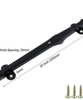 Go To Folding Table Hinges For Smooth 0 To 180 Degree Opening, length 225mm, black metal with mounting screws