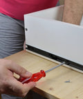 Installing Smooth Operator Full Extension Drawer Slides Silent Soft Close Side Mount Brackets for Office Desk.