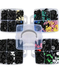 BMW 3 Series F30 Bumper Clips Kit 2275 Pieces For 2011 To 2018 Sedan Replacement Fasteners Push Type Retainers in organizer case