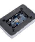 Back view of Door Access Control Keypad Plug And Play Standalone RFID Reader With Password And 5 Keyfobs Included For Home Security And Gate Opener