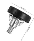 Heavy Duty Furniture Levelers Twenty Piece Set, One Quarter Inch Thread Adjustable Leveling Feet, Metal And Plastic Construction For Table And Chair Legs, Fix Wobble On Uneven Floors At Home Or Office, 2.5 cm