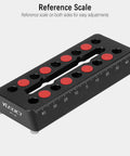 Dovetail Telescope Rail Plate 100mm Length With Long Slot For Flexible Mounting M6 And One Quarter Inch Screws And Three Eighths Inch