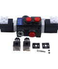 1 Spool 12V DC Hydraulic Control Valve Double Acting HCV S1x13 For 13 GPM 3600 PSI Systems With Rocker Control Switch