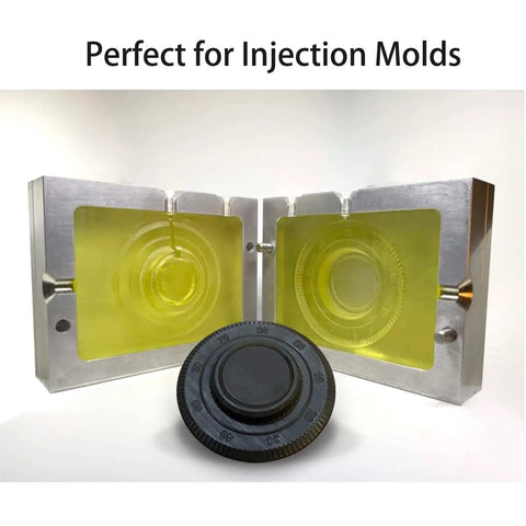 Heavy Duty High Temp Clear Resin For 3D Printing Projects, Tough As Nails Formula Built To Handle Extreme Heat Up To Two Fifty Degrees, Hardcore Strength For Rapid Prototyping, Smooth Glassy Look, One Kilogram Container