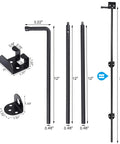 Built Tough Heavy Duty Cane Bolt Gate Drop Rod Ground Latch Solid Steel Gate Hardware For Wood PVC Vinyl Metal Fences And Gates Adjustable 12 24 36 Inches Lengths Black Finish 1 Pack, 36in