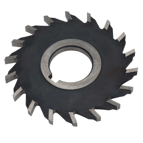 Beefy HSS Disk Shaped Milling Cutter Disc Set With 32mm Bore for quick gear cutting in metalworking and machining, front view