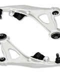 Front Lower Control Arm Set For Infiniti QX60 2014 2022 And Nissan Pathfinder 2013 2020 2 Pieces Left And Right Replacement Kit With Durable Metal Construction For Smooth Handling And Precise Alignment K623063 K623064, white metal arms