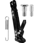 Spring Loaded Bike Kickstand For Tuttio Soleil And Tuttio Tutto Electric Dirt Bikes, Grippy Anti Slip Side Stand Replacement with bolts