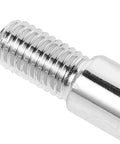 Close-up of M8 threaded section of the Two Piece M8 Threaded Bench Drill Handle with Revolving Crank.
