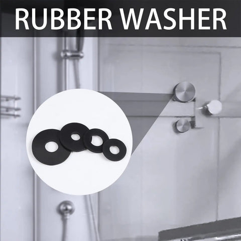 100 Piece Flat Rubber Washers Assortment Kit Heavy Duty Black Grommets Vibration Dampening Pads For Household Appliances Faucets Screws And Bolts Includes Four Sizes 18x8mm 20x10mm 25x7mm And 30x10mm 2mm Thick