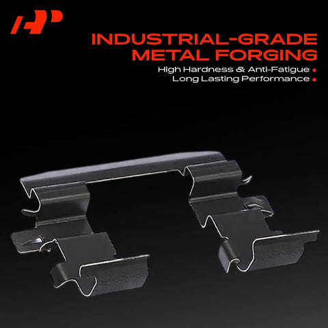 A-Premium Front Side Disc Brake Hardware Kit For Hyundai Kona And Elantra GT That Slaps Brakes Up A Notch With Premium Fitment And Durability You Can Trust Today
