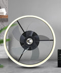 Modern Flush Mount Ceiling Fan With Lights Remote Control Low Profile LED Dimmable Ceiling Fan Light 5 Blades 6 Speed