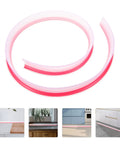 Smooth Sailing Peel And Stick Shower Door Sealing Strip Tpe Adhesive Caulk Tape for Bathroom Threshold on a white background.