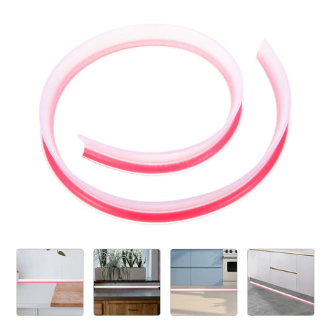 Smooth Sailing Peel And Stick Shower Door Sealing Strip Tpe Adhesive Caulk Tape for Bathroom Threshold on a white background.