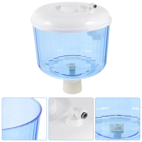 Big Ol 8L Plastic Water Jug With Spout For Home And Office Use Visualization Jug Body For Easy Content Check, clear spout detail
