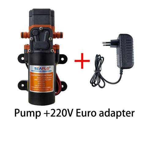 Essential Dc12V Automatic Electric Diaphragm Water Pressure Pump With 40 Psi Max And 3.8Lpm Flow. Features Versatile 3/8 Inch Interface And High Efficiency Design For Reliable Performance In Various Applications, Delivering Consistent Water Pressure