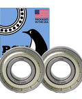 Heavy Duty Ball Bearings 17x40x12mm Chrome Steel Shielded 2 Pack With High RPM Support For Machines And Gear Built To Last With Low Maintenance And Pro Grade Quality For Hobbyists, two bearings and box