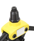 Heavy Duty Rivet Nut Tool Kit With Ergonomic Grip Professional Grade Alloy Steel Hand Tool For Auto Repair And Home DIY Projects That Make Work Super Dope And Easy close-up black and yellow head