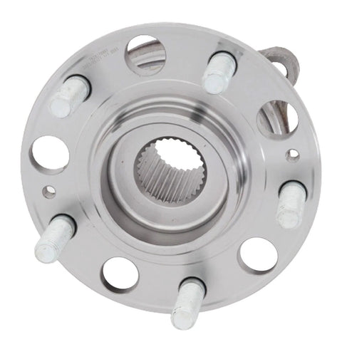 Front view of Pair Front Wheel Bearing And Hub Assembly For 2015-2018 Hyundai Santa Fe Sport, 2015-2019 Santa Fe XL, 5 lug hub