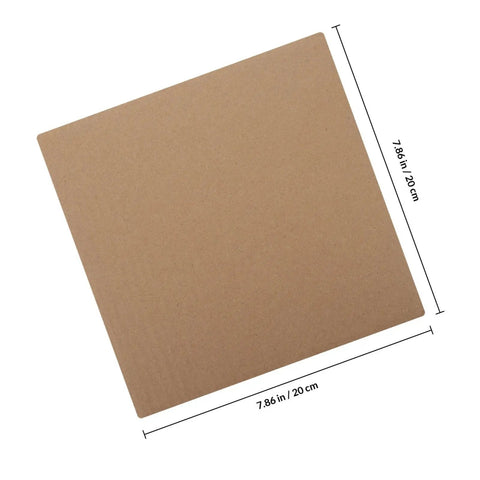 12 Pack Corrugated Paper Moving Box Filler Sheets With Sturdy Construction And Waste Reducing Design shown with size measurements