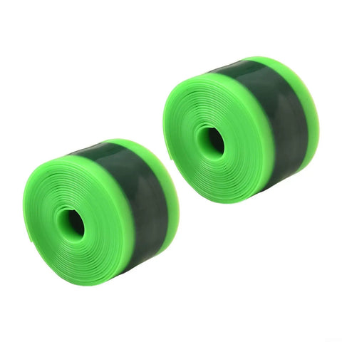 Ride Ready Wear Resistant Bike Tire Liners For 24 26 27.5 29 And 700C Wheels 38mm Wide 1.0mm Thick Puncture Protection Strips, green rolls