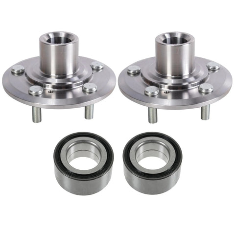 Premium Front Wheel Bearing And Hub Kit For 2007 2018 Acura RDX And 2007 2017 Honda CR V Two front wheel bearings and hubs