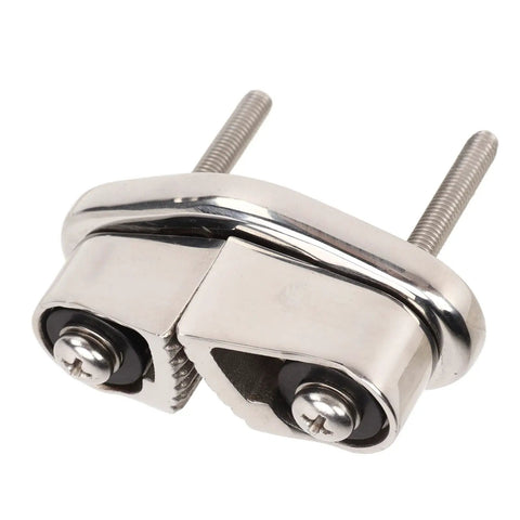 Heavy Duty Stainless Steel Marine Cam Clamp With Progressive Cam Tooth Design And Flared Inlet For Boats Sailboats And Yachts Dead Serious Grip Polished Silver Boat Rigging Gear Built Damn Tough