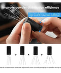 Level Up Your Daily Grind With This Adjustable Wdt Espresso Coffee Stirrer Featuring Rotating Needle Spread Magnetic Holder And Six Spare Tips For Flawless Shots No Cap, showing the adjustable needle mechanism.