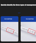 Quickly identify types of management for 2-point and 3-point PE pipes with size labels 1/4 inch and 3/8 inch.