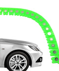 Magnetic Edge Protection Strip For Cars And Auto Detailing DIY Friendly Metal Paint Shield Guard installed on car edge